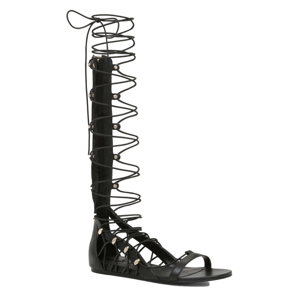 Aldo Black Lexandra Gladiator Sandals